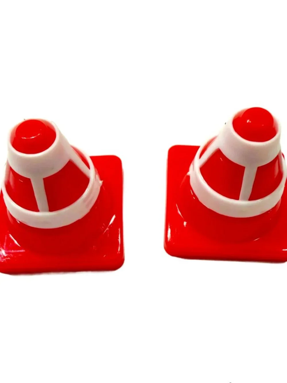Mini Road Construction Traffic Sign & Cone Set with Trees – Toy Accessories